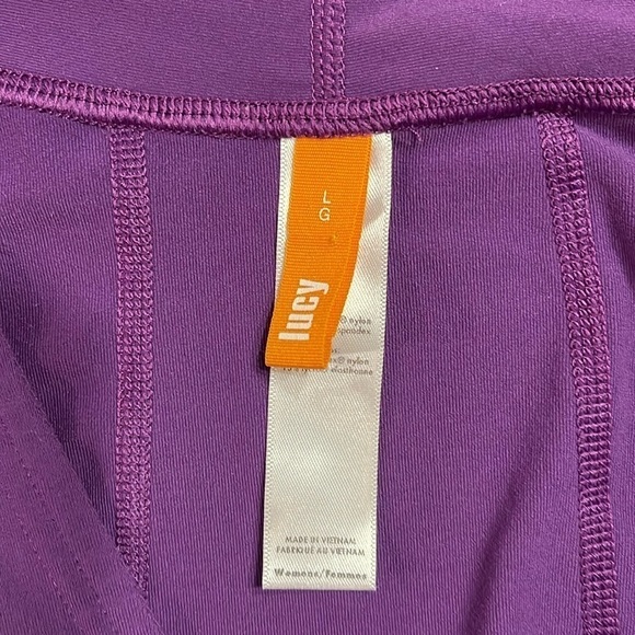 Lucy large purple long sleeve stretchy shrug tie up top - Picture 3 of 7